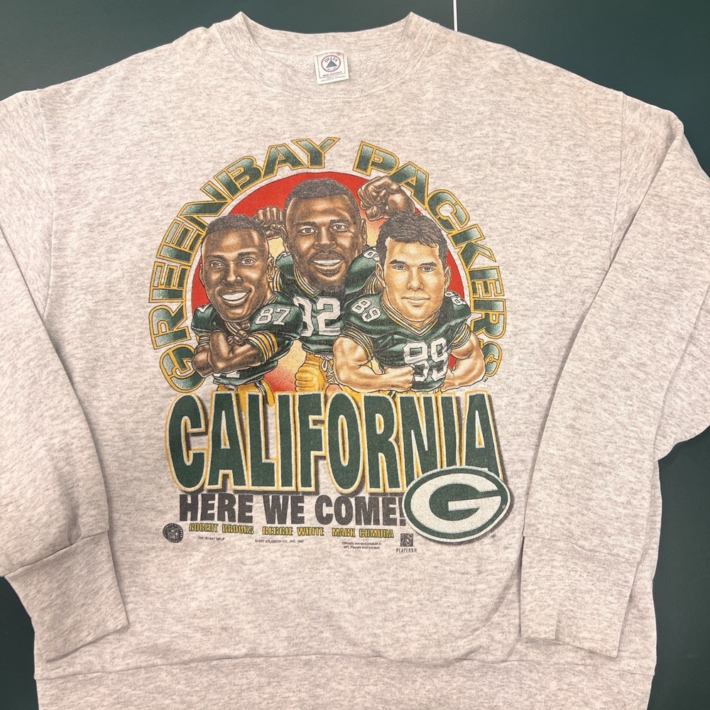 Vintage 1997 Packers Xplosion Sweatshirt Reggie White Brooks Chmura XL